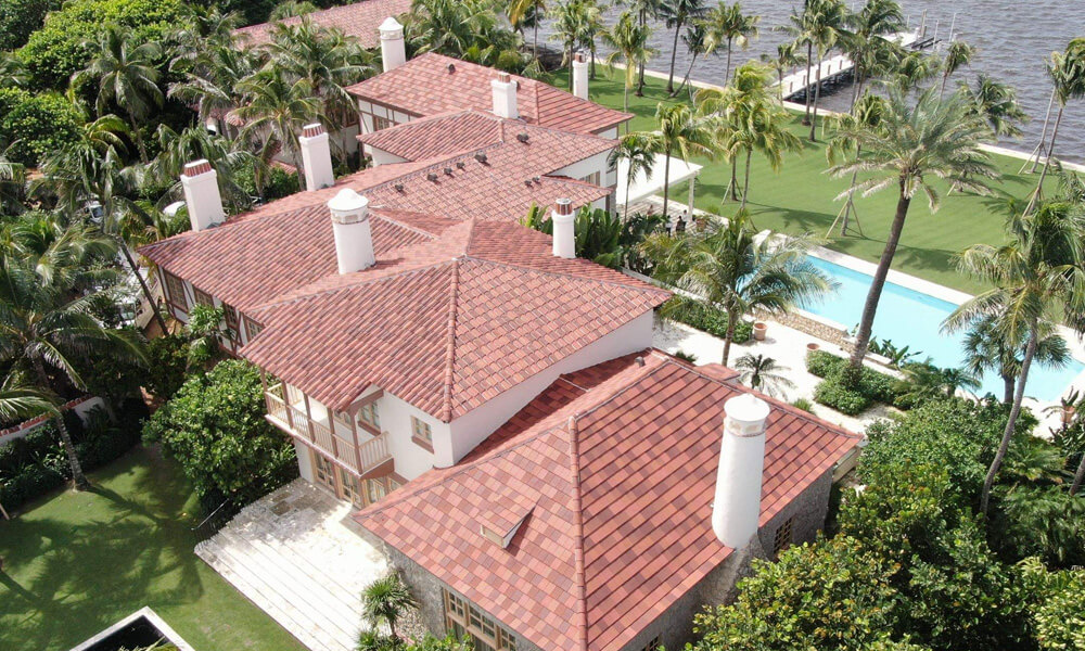 Ludowici custom tiles in palm beach