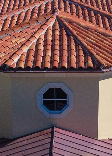 Hand-crafted, luxury tile roof